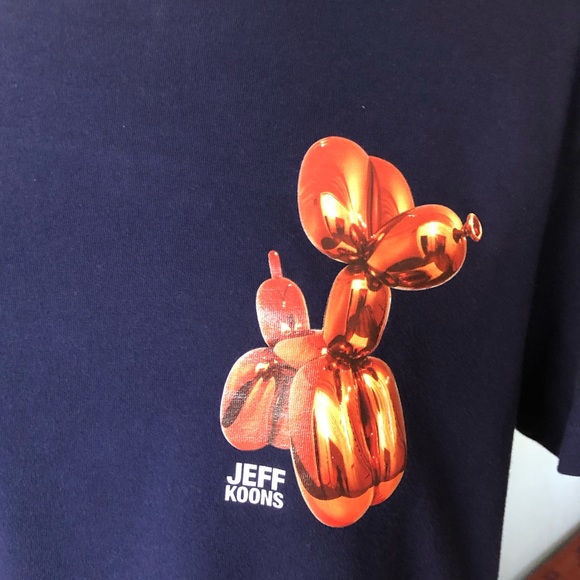 UNIQLO Jeff Koons Balloon Dog Qatar Children’s Museum T-Shirt Large - Picture 2 of 12